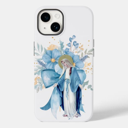 Gezegende Maagd Mary Religieuze katholieke Maagd Case-Mate iPhone Case (Achterkant)