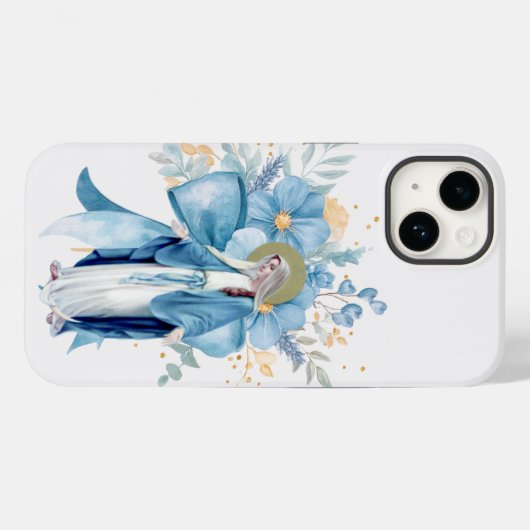 Gezegende Maagd Mary Religieuze katholieke Maagd Case-Mate iPhone Case (Achterkant (horizontaal))