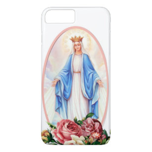 Gezegende Maagd Mary Religieuze  katholieke Maagd iPhone 8/7 Plus Hoesje
