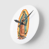 Gezegende Maagd van Guadalupe Wandklok (Hoek)