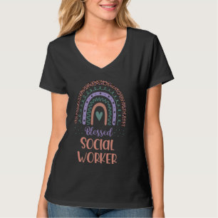 Gezegende maatschappelijk werker terug naar school t-shirt