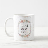 Gezegende Mama Ever, Mok | Bloemrijke Script Moede (Links)