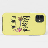 Gezegende Mama Geel Case-Mate iPhone Case (Achterkant (horizontaal))