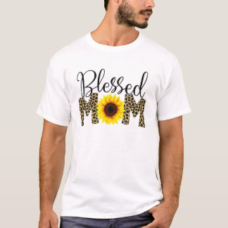 Gezegende mama Happy Moederdag Beste mama T-shirt