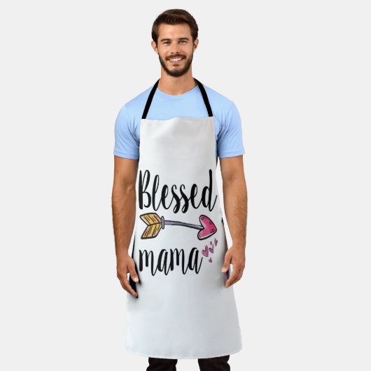 Gezegende mama met Arrow-Schort Schort (Gedragen)