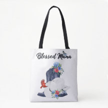 Gezegende Mama met Cowboylaarzen/Hoed & Bloemen/Vo