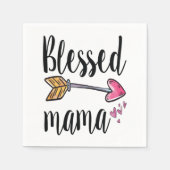 Gezegende Mama Moederdag Servet (Voorkant)