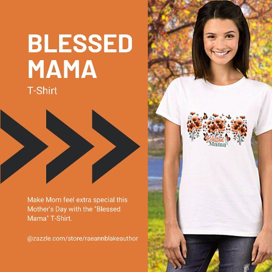"Gezegende Mama" Moederdag T-Shirt