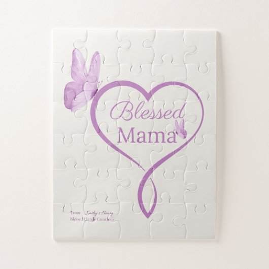Gezegende Mama Puzzel – Christelijk Cadeau (Verticaal)
