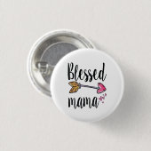 Gezegende Mama Ronde Button 3,2 Cm (Voorkant /achterkant)