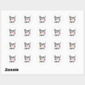 Gezegende Mama Ronde Sticker (Vel)