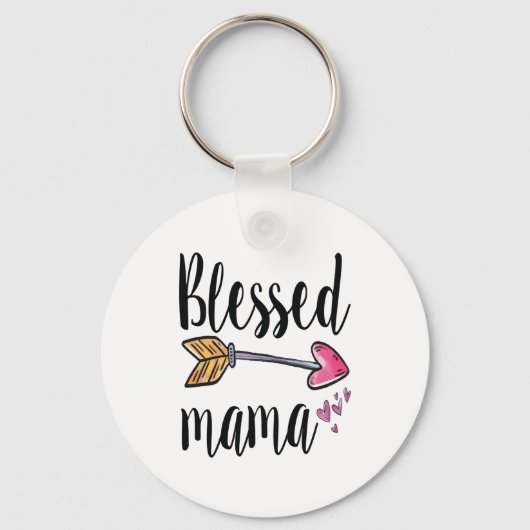 Gezegende Mama Sleutelhanger (Voorkant)