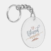 Gezegende Mama Sleutelhanger (Voorkant Links)