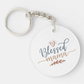 Gezegende Mama Sleutelhanger (Voorkant)