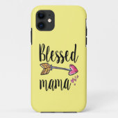 Gezegende Mama Yellow Case-Mate iPhone Case (Achterkant)