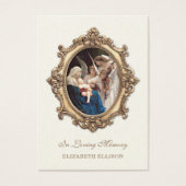 Gezegende Mary Angels Catholic Memorial Prayer Kaa Visitekaartje (Voorkant)