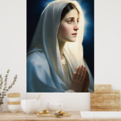 Gezegende Mary Moeder van God Poster (Keuken)