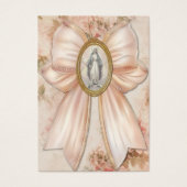 Gezegende Mary Peach begrafenismonument Heilige Ka Visitekaartje (Voorkant)