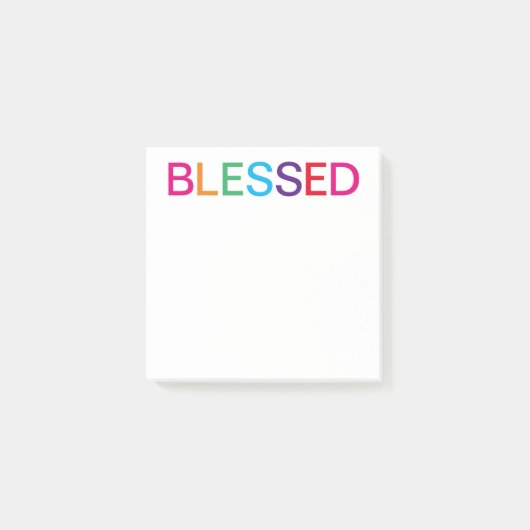 Gezegende Meerdere Kleuren Post-it® Notes (Voorkant)