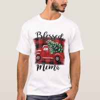 Gezegende Mema Red Truck Vintage kerstboom