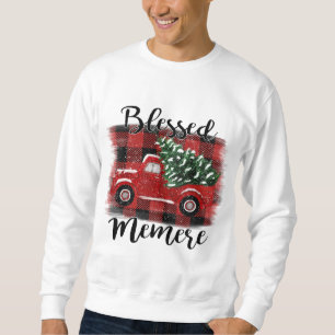 Gezegende Memere Red Truck Vintage kerstboom Trui