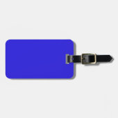 Gezegende moeder blauw bagagelabel (Voorkant horizontaal)