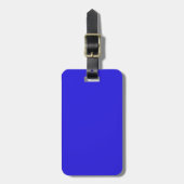 Gezegende moeder blauw bagagelabel (Voorkant verticaal)