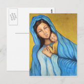 Gezegende moeder briefkaart (Voorkant / Achterkant)