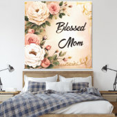 Gezegende Moeder Canvas Afdruk (Insitu (Slaapkamer))