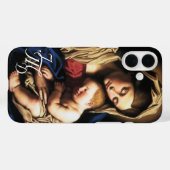 Gezegende Moeder en Christus Kind Monogrammed Case-Mate iPhone Case (Achterkant (horizontaal))