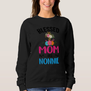 Gezegende Moeder En Nonnie Bloemen Nonnie Moederda Trui