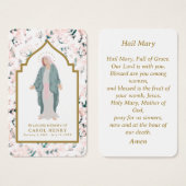 Gezegende Moeder Katholiek in Gebed Kaart (Voorkant /achterkant)