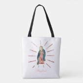 Gezegende Moeder Maagd Maria  Christelijk Tote Bag (Achterkant)