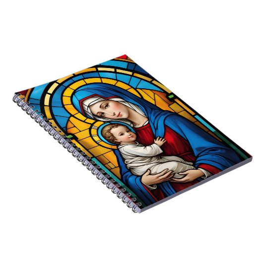 Gezegende Moeder Maria en Baby Jezus - Maagd Maria Notitieboek (Rechterzijde)