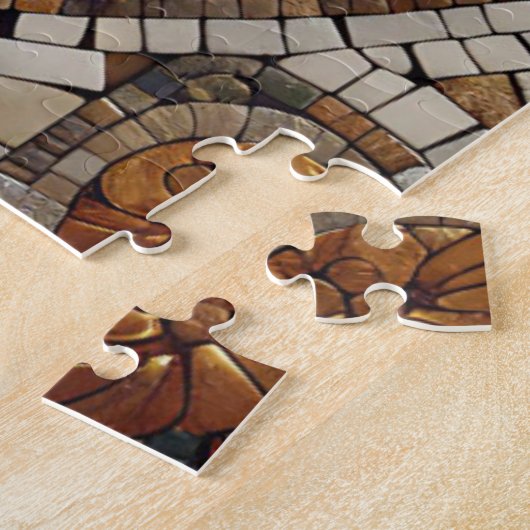 Gezegende Moeder Maria en Baby Jezus | religieus Legpuzzel (Zijkant)