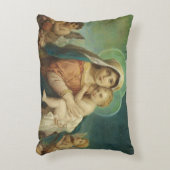 Gezegende moeder Mary Baby Jesus Angels Rozen Decoratief Kussen (Voorkant(Verticaal))