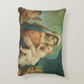 Gezegende moeder Mary Baby Jesus Angels Rozen Decoratief Kussen (Achterkant (Verticaal))