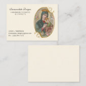 Gezegende moeder Mary Jesus Religious Visitekaartje (Voorkant / Achterkant)