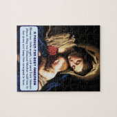Gezegende Moeder met Christus Kind baby jongen Kee Legpuzzel (Horizontaal)