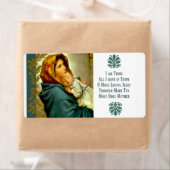 Gezegende Moeder met het Kind Jezus Etiket (Insitu)