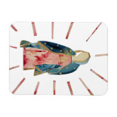 Gezegende moeder Onze dame Guadalupe Beauful Magneet (Horizontaal)