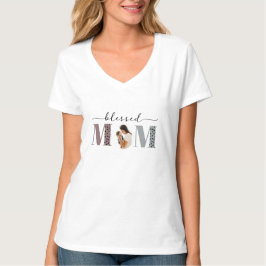 Gezegende Moeder Persoonlijke Foto T-shirt