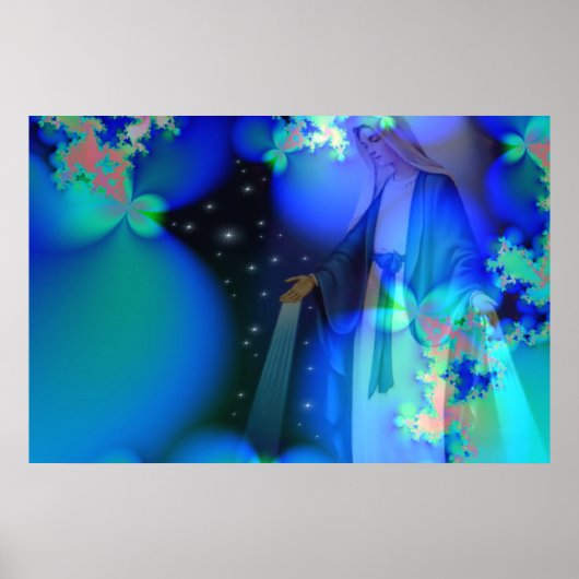 Gezegende moeder poster (Voorkant)