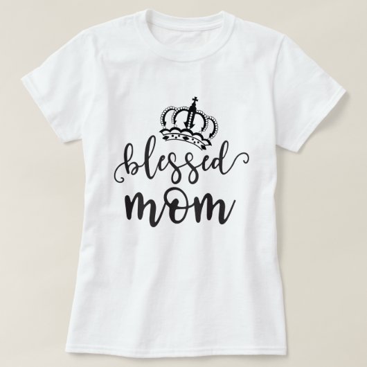Gezegende moeder t-shirt (Design voorkant)