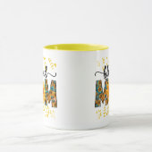 Gezegende Moeder zonnebloem twee-toon Mok (Midden)