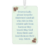  gezegende moedergebed luchtverfrisser (Achterkant)