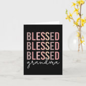 Gezegende oma | Cadeaus voor oma Kaart (Gele Bloem)