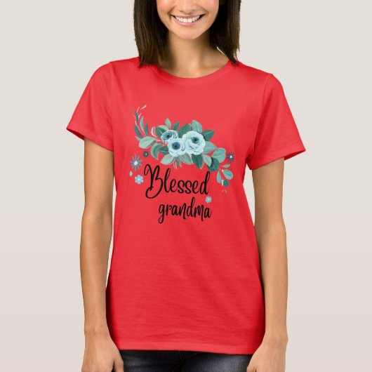 Gezegende oma t-shirt (Voorkant)