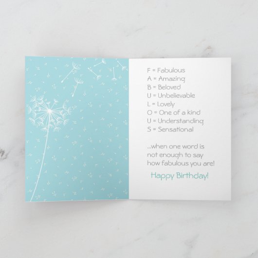 Gezegende Oom Olifant en Libelle Geschenk Kaart (Binnen)