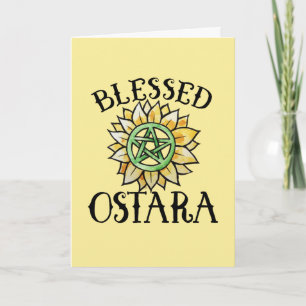 Gezegende Ostara Kaart